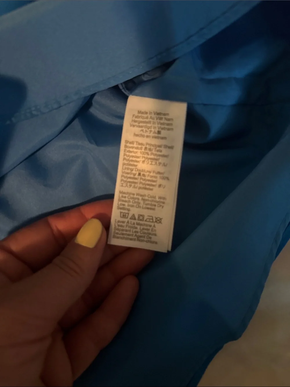 J. Crew Bright Blue Scalloped Cami Tank